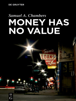 cover image of Money Has No Value